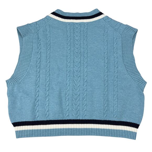 SUNDAY BEST Aritzia Winston Merino Wool Cropped Sweater Vest Size XS - Picture 5 of 5